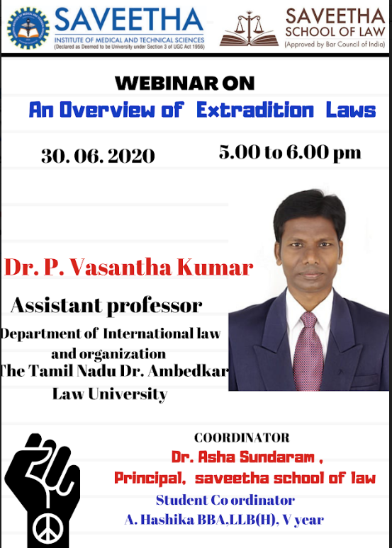 An Overview on Extradition Laws