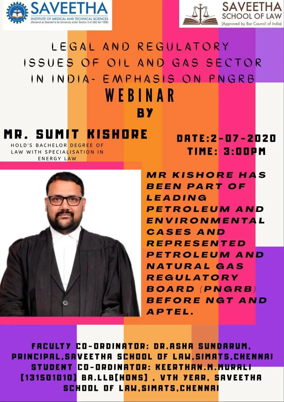 Legal and Regulatory Issues of Oil and Gas Sector in India - Emphasis on PNGRB