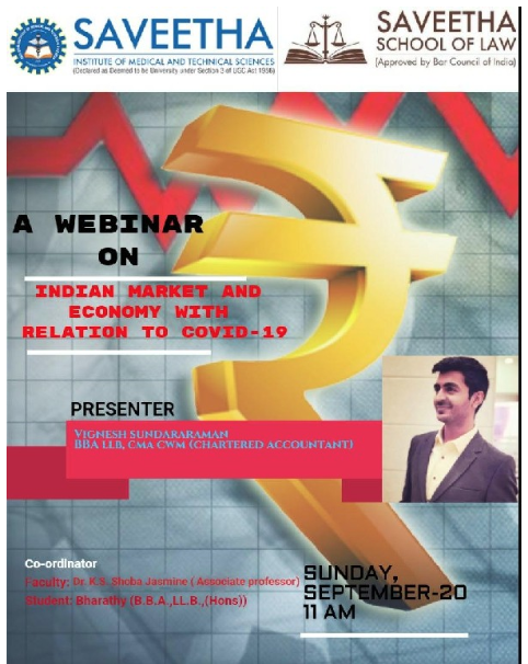 Indian Markets and Economy with relation to COVID-19