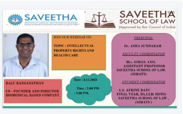 Intellectual Property Rights and Health care