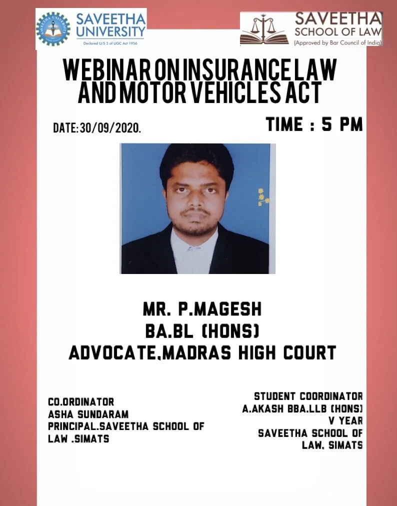 INSURANCE AND MOTOR VEHICLES ACT