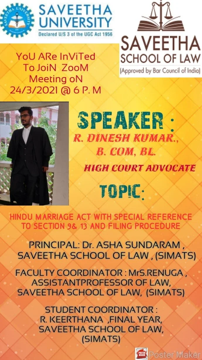 Hindu Marriage Act with special reference to Section 9&amp; 13 and filing procedure 