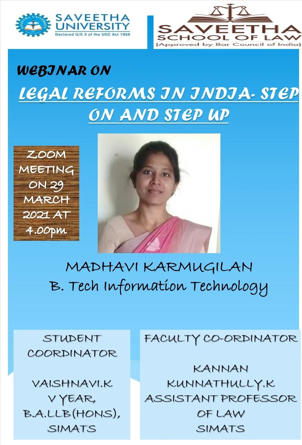 LEGAL REFORMS IN INDIA - STEP ON AND STEP UP