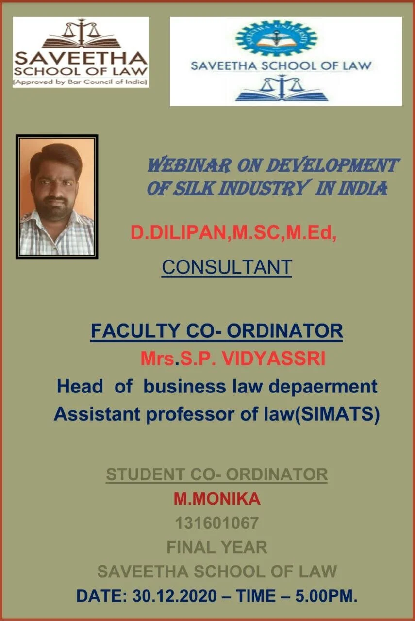 Development of silk industry in India