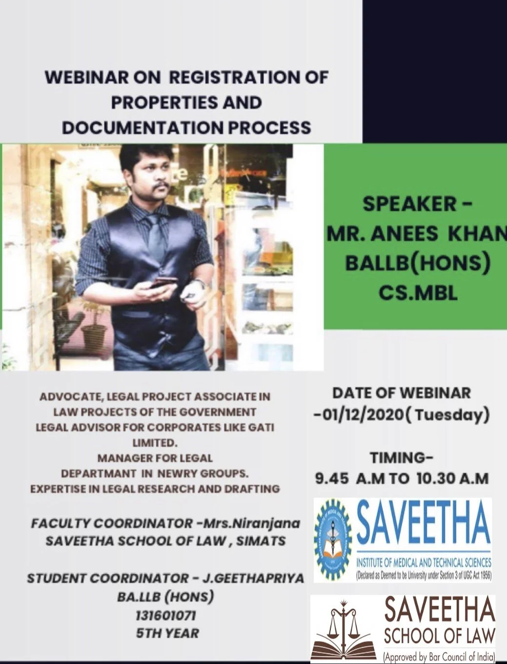 Registration of properties and documentation process 