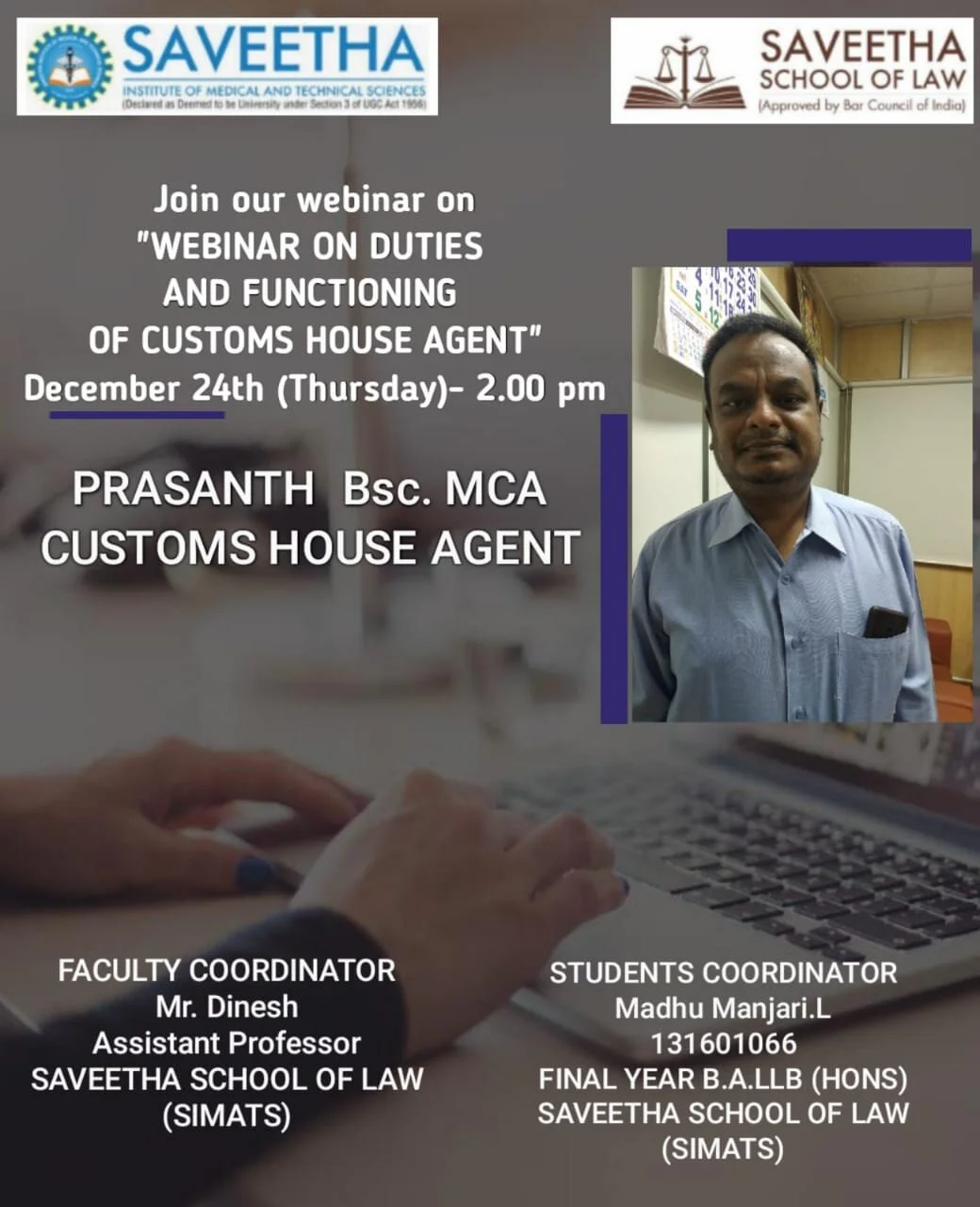 DUTIES AND FUNCTIONING OF CUSTOMS HOUSE AGENT