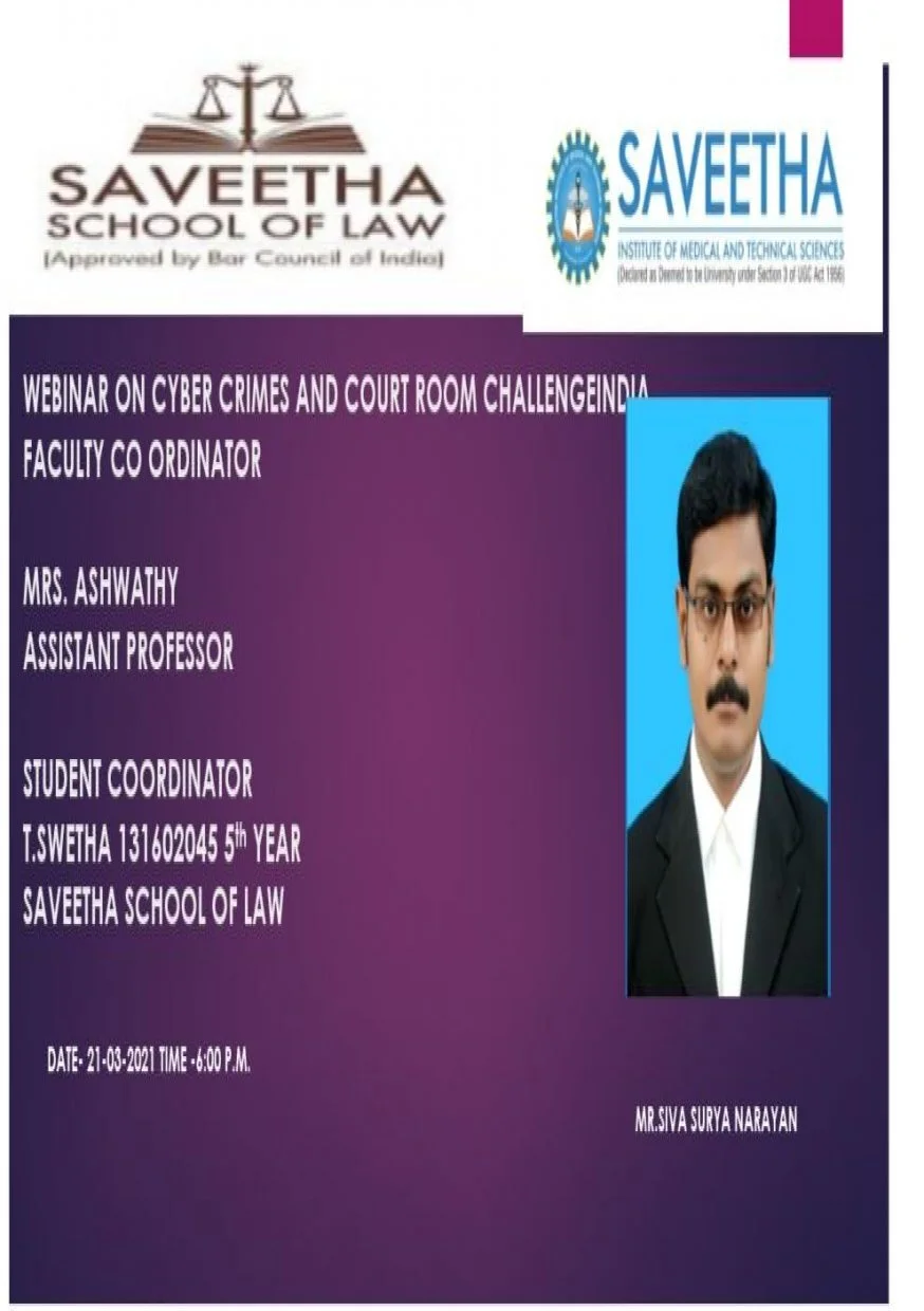 CYBER CRIME AND COURT ROOM CHALLENGES