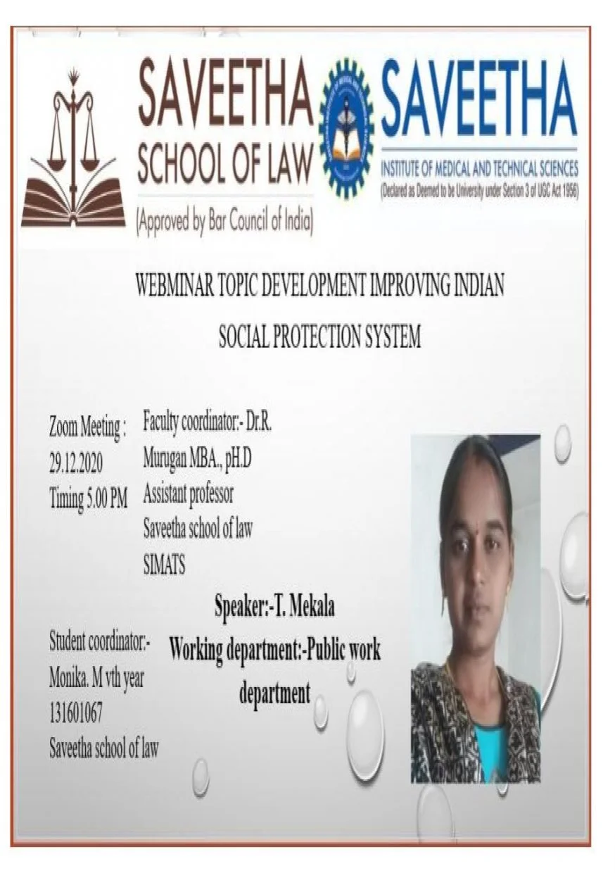 Development improving indian social protection system