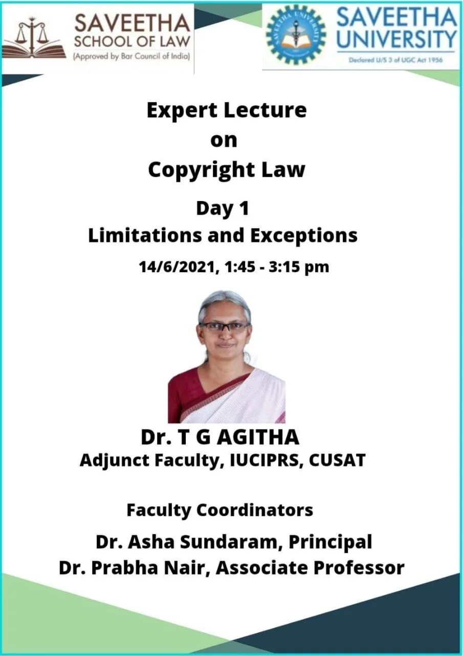 National Webinar on Copyright Law