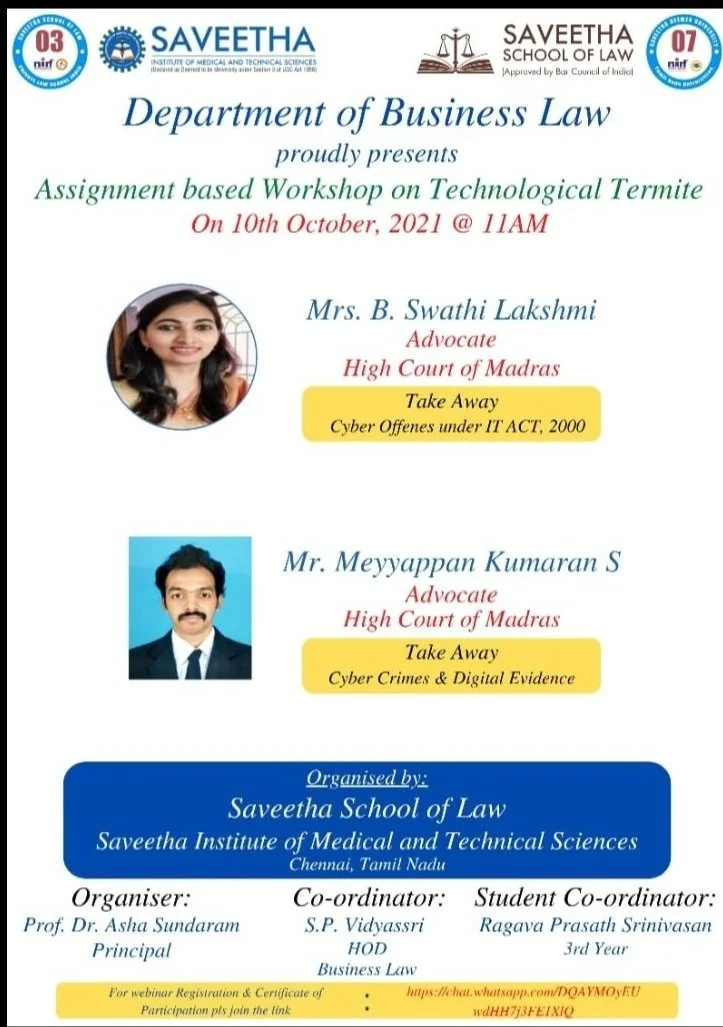 Assignment based Workshop on Technological Termite