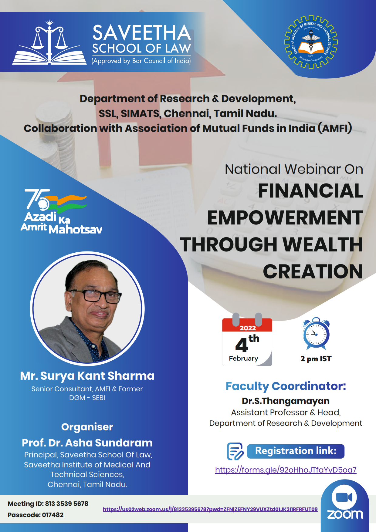 National webinar on financial empowerment through wealth creation