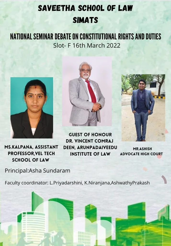 National Seminar: Debate on Constitutional Rights and Duties&nbsp;