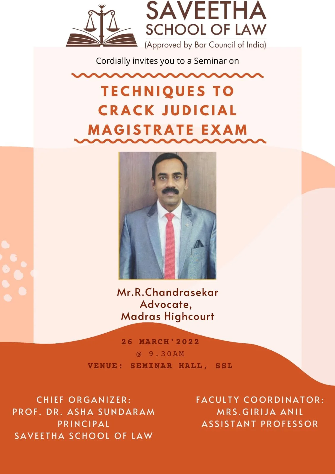 Seminar on Techniques to Crack Judicial Magistrate Exam