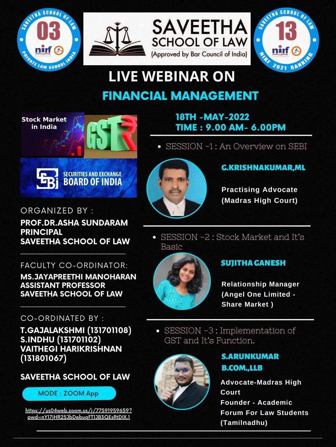 WEBINAR - AN OVERVIEW ON FINANCIAL MANAGEMENT