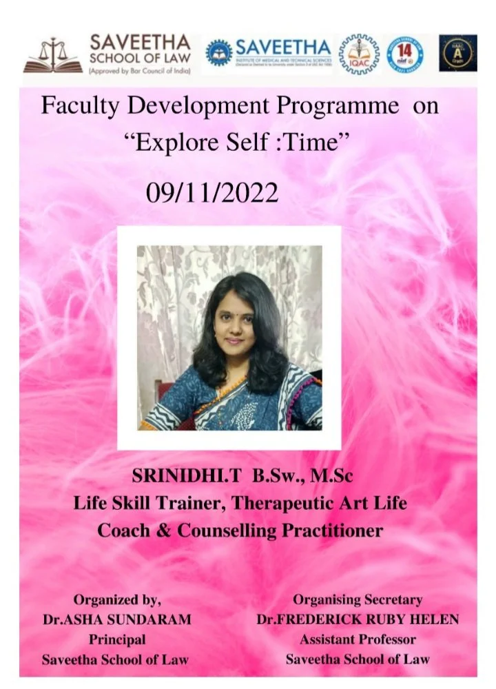 Faculty Development Program - "Explore Self - Time"