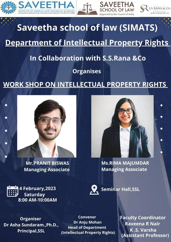 Workshop on the importance present IP Laws 