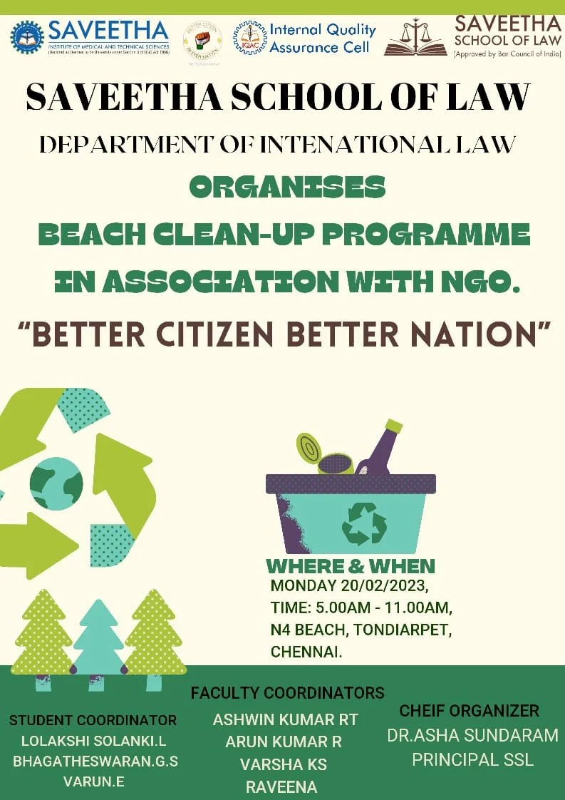  Beach Clean up Program in N4 Beach in Tondairpet.