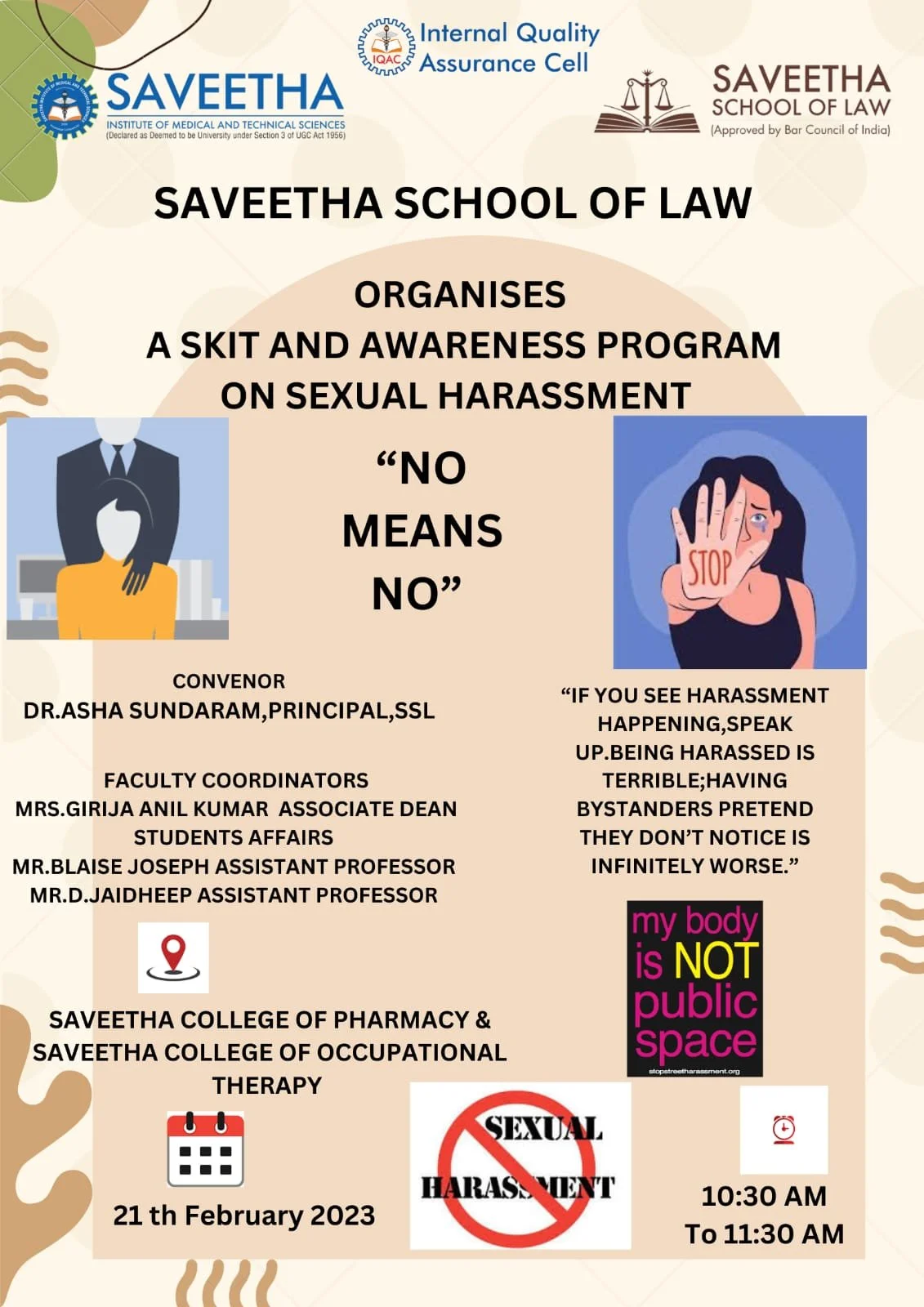 Awareness on Sexual harassment Program: