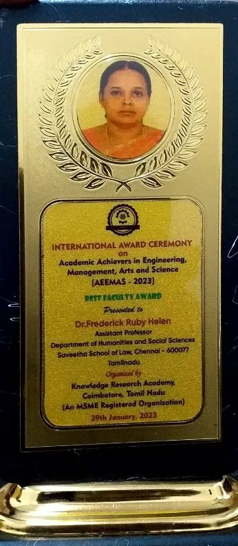 Faculty Award