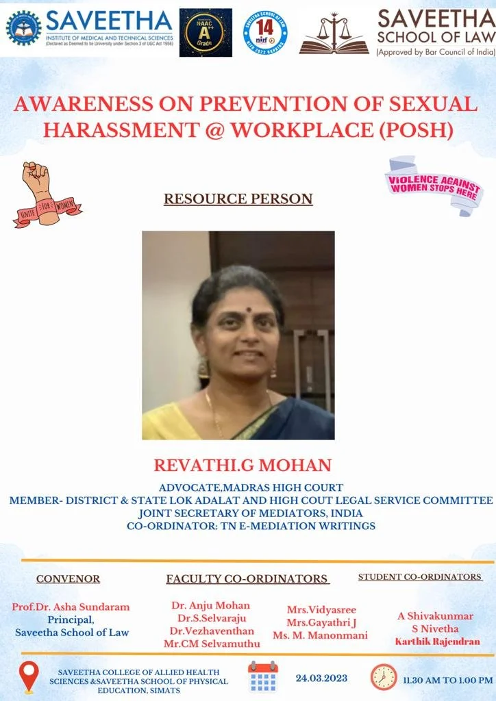 Awareness Program on Prevention of Sexual Harassment at Workplace