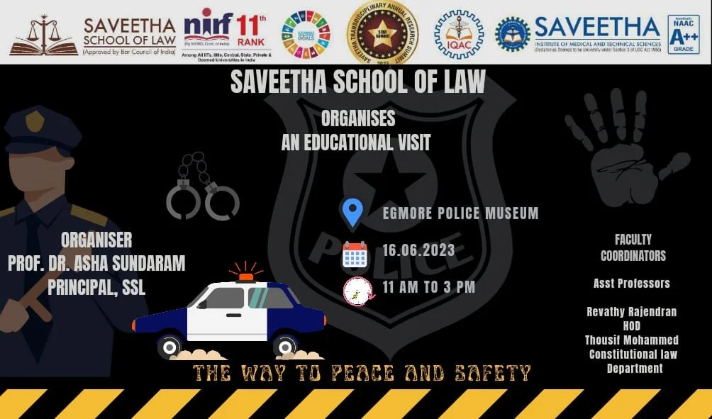 Education Visit to Tamil Nadu Police Museum