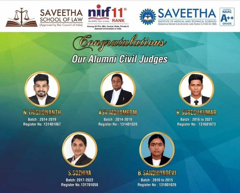 Our Alumni Civil Judge's