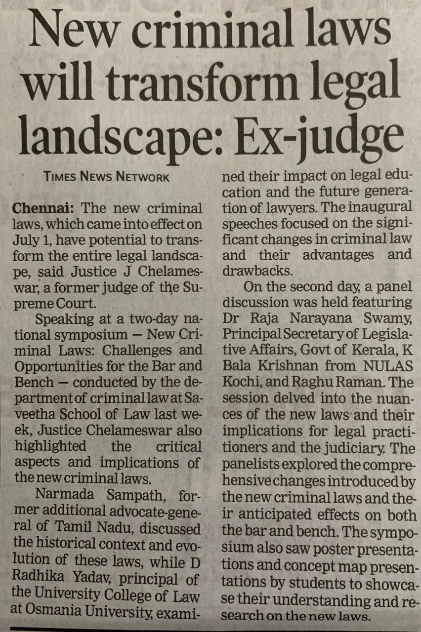 National Symposium on New Criminal Law