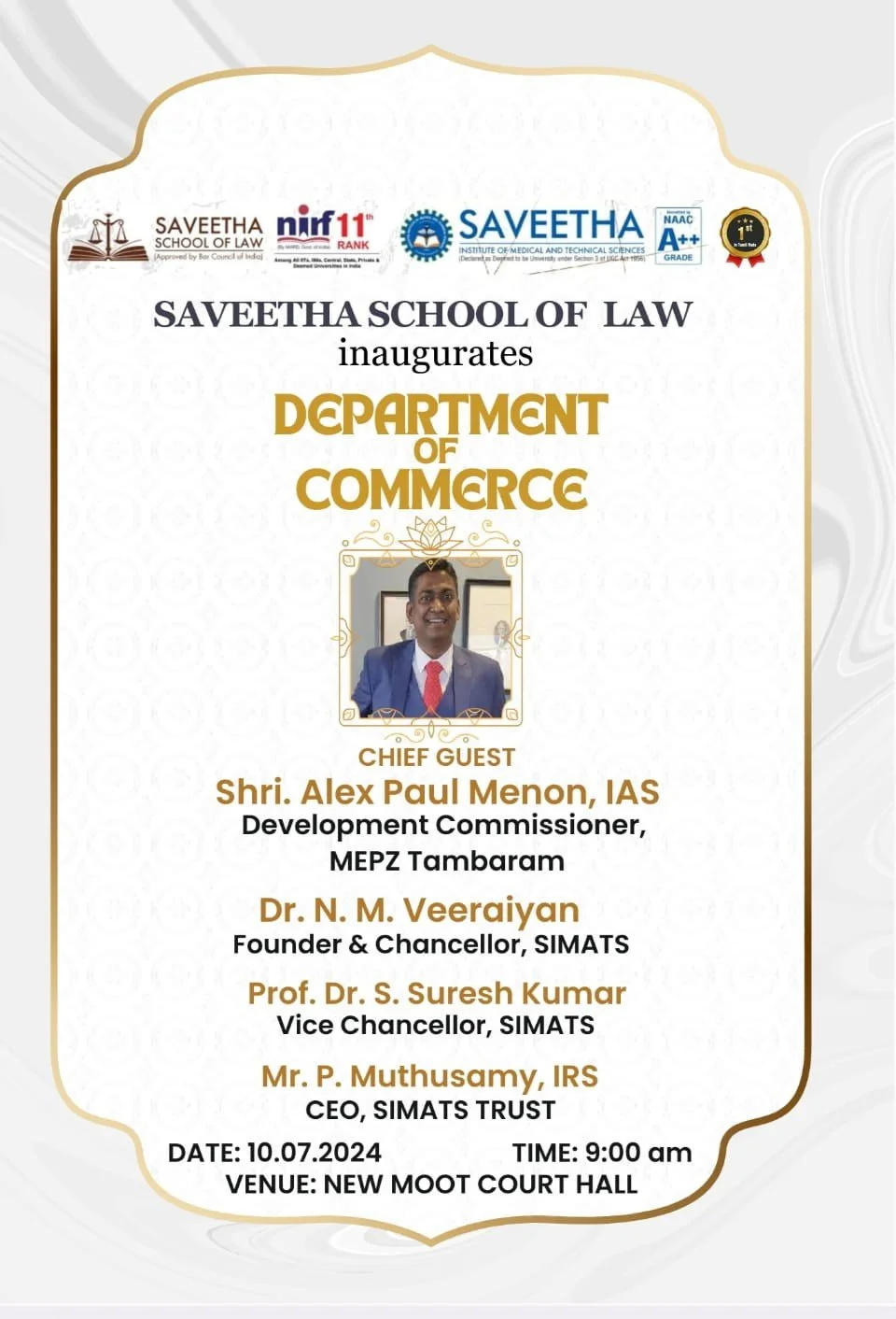 Inauguration of the Department of Commerce
