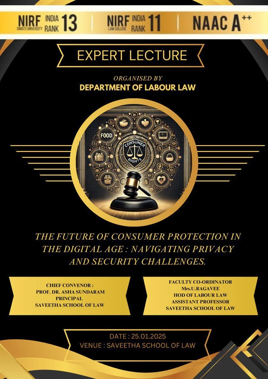 Guest Lecture on Consumer Protection Legislature on 25.01.2025