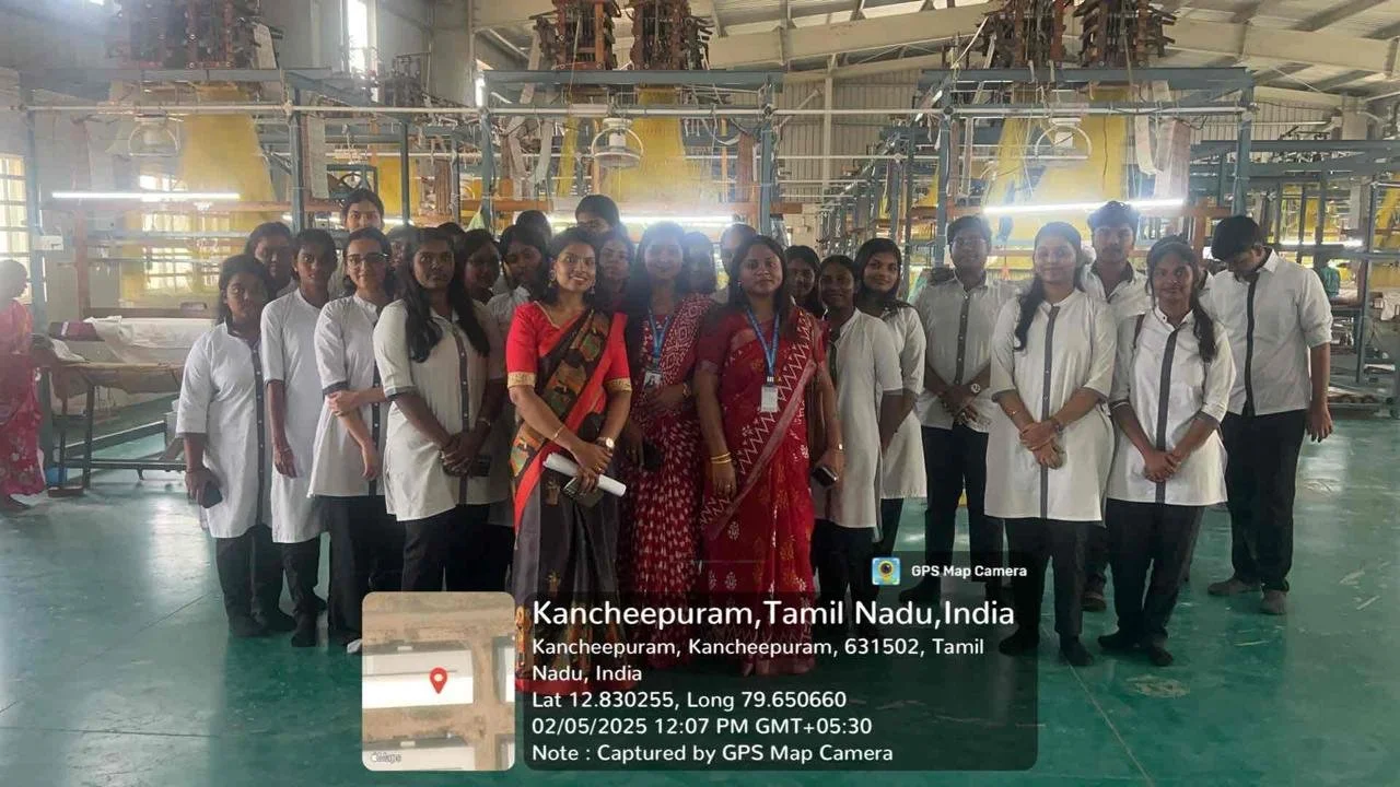 Industrial Visit to Peraringar Anna Handloom Silk Park