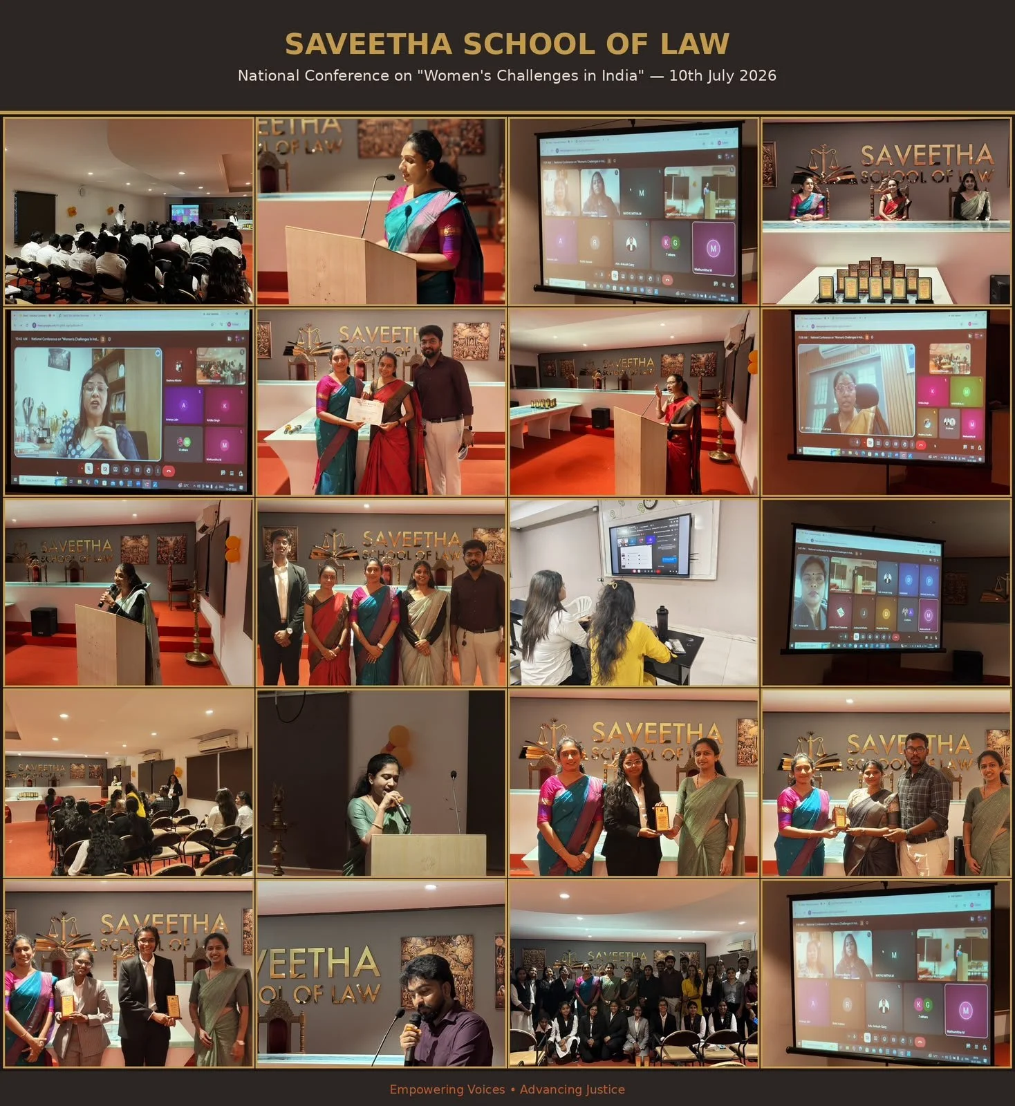 National Conference on “Women’s Challenges in India: Law, Society, and Empowerment"