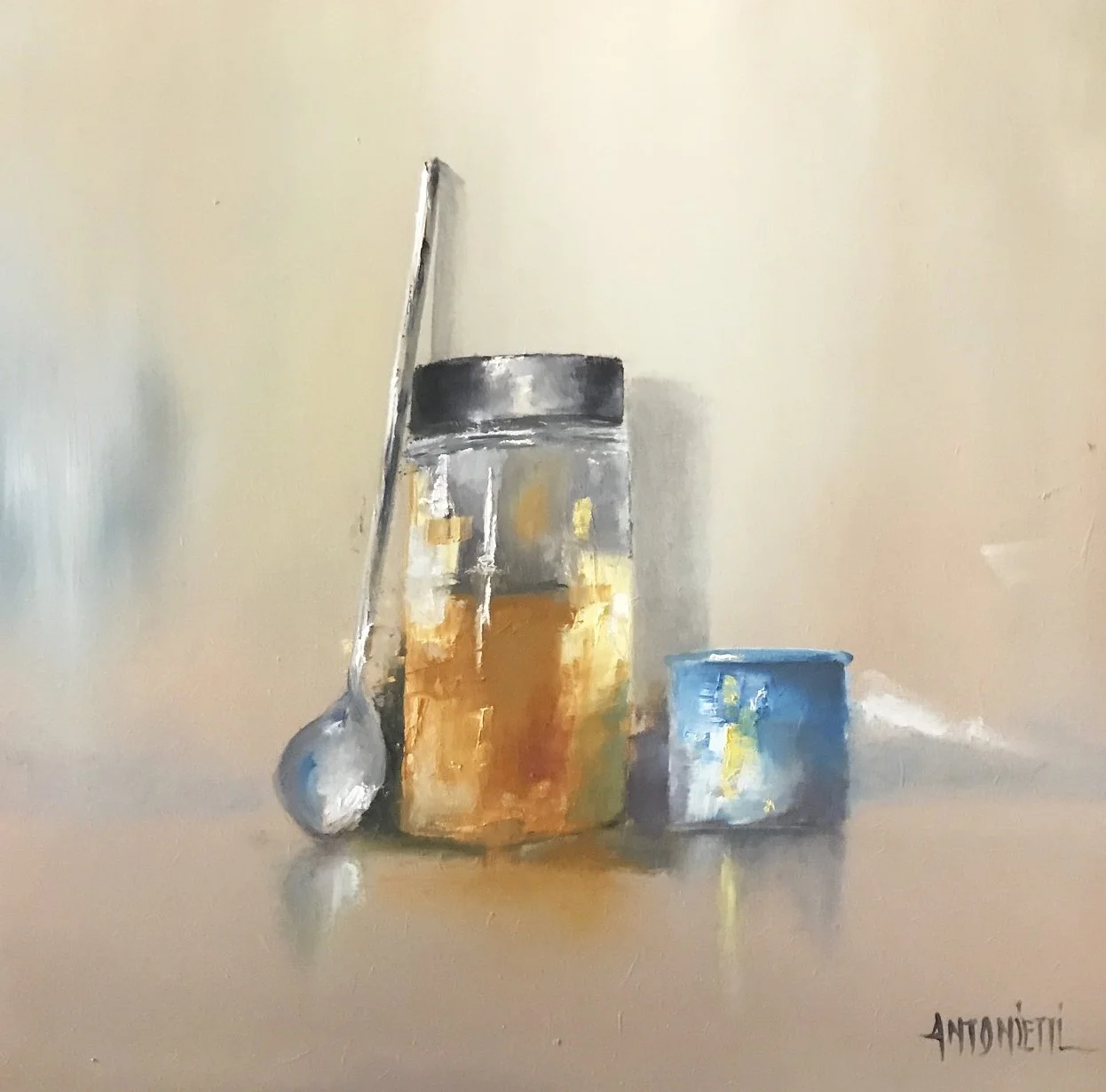 olieverf 30x30cm