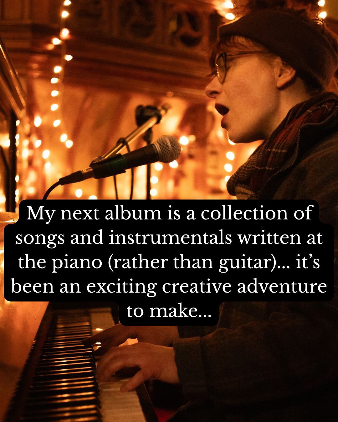 My next album (which I have mentioned and alluded to a few times in recent months👀) is a collection of songs and instrumentals written at the piano (rather than the guitar)&hellip; it&rsquo;s been and exciting creative adventure to make! It won&rsqu