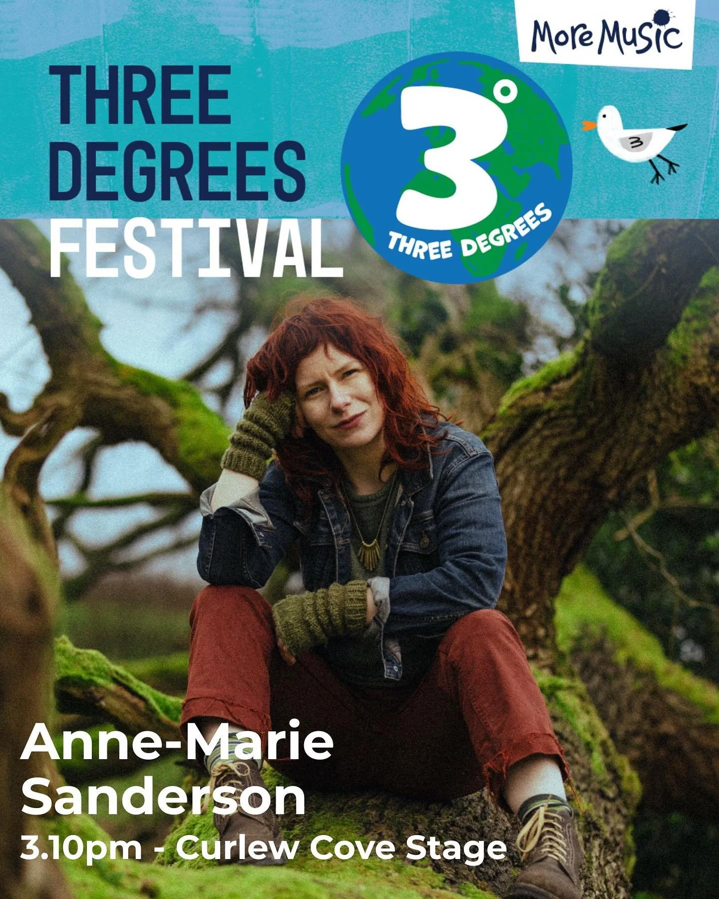 You can next find me in the wild at @moremusic1 &lsquo;s brilliant eco-centric 3 Degrees Festival on 27th June. Come and hear me play a set specially curated for the occasion - I&rsquo;ll be on the Curlew Cove stage in front of the More Music buildin