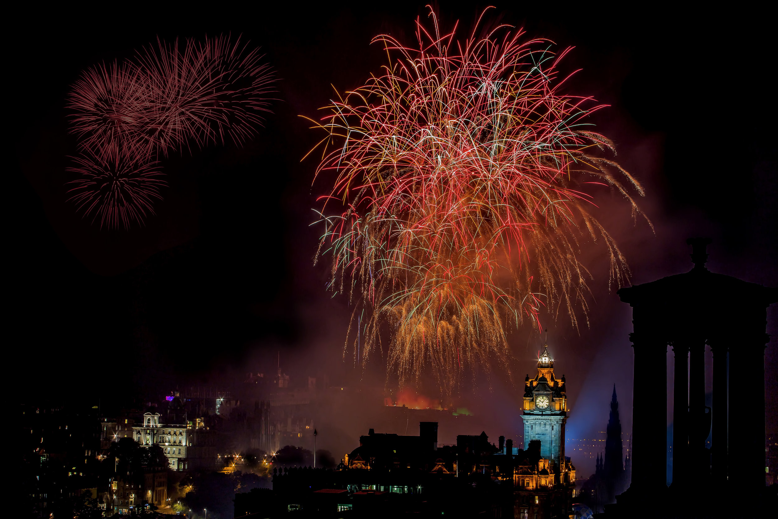 Edinburgh - End of the Festival Fireworks