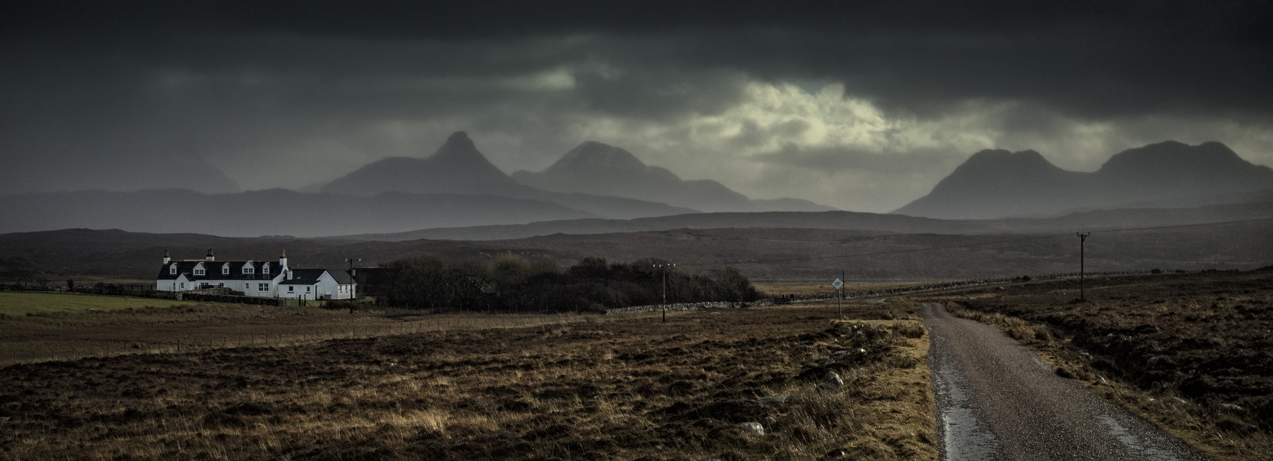 Stac Polly, Suilven and the Inverpolly Mountain Range, Highlands, Scotland