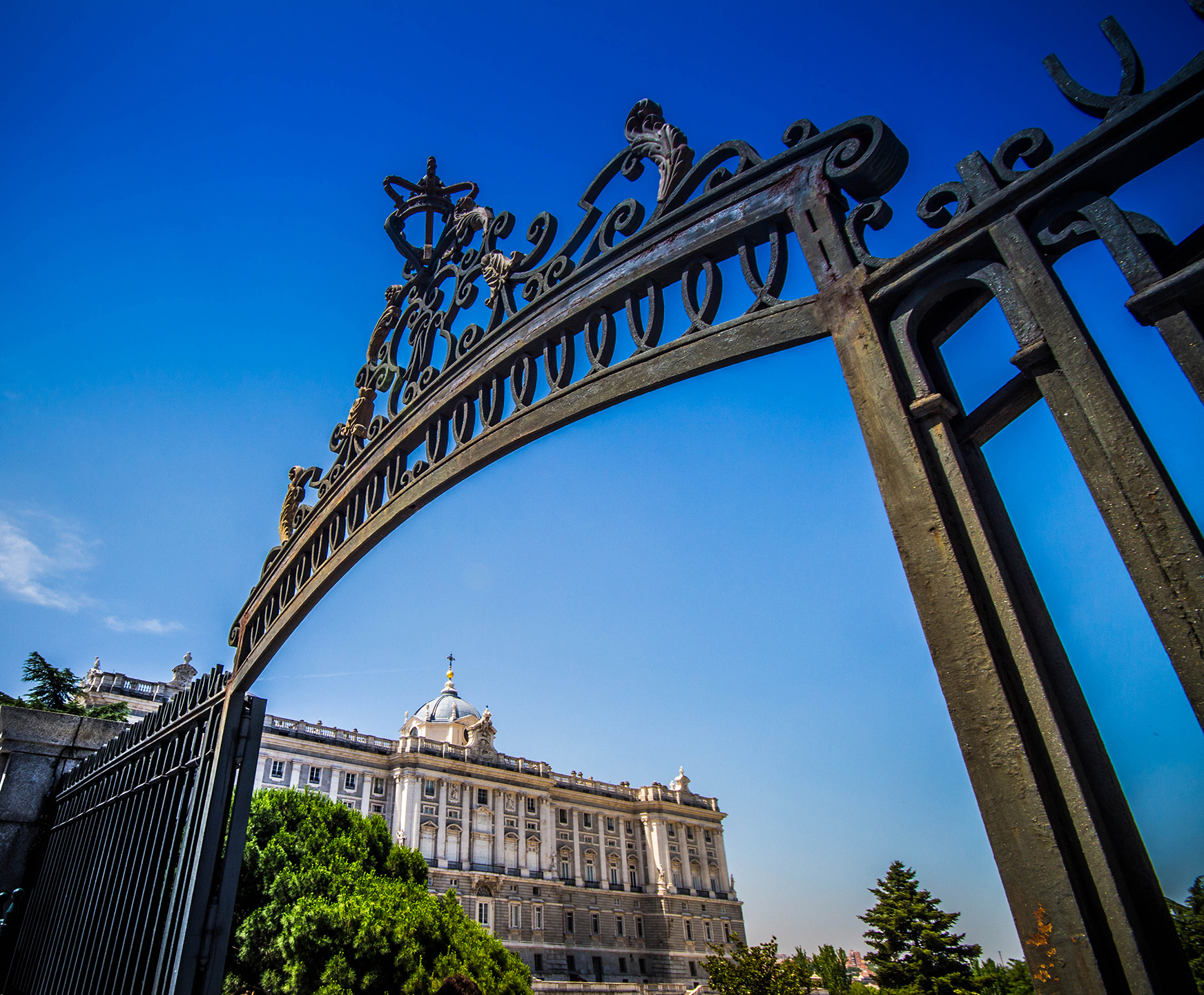 Royal Palace Park Gates, Madrid