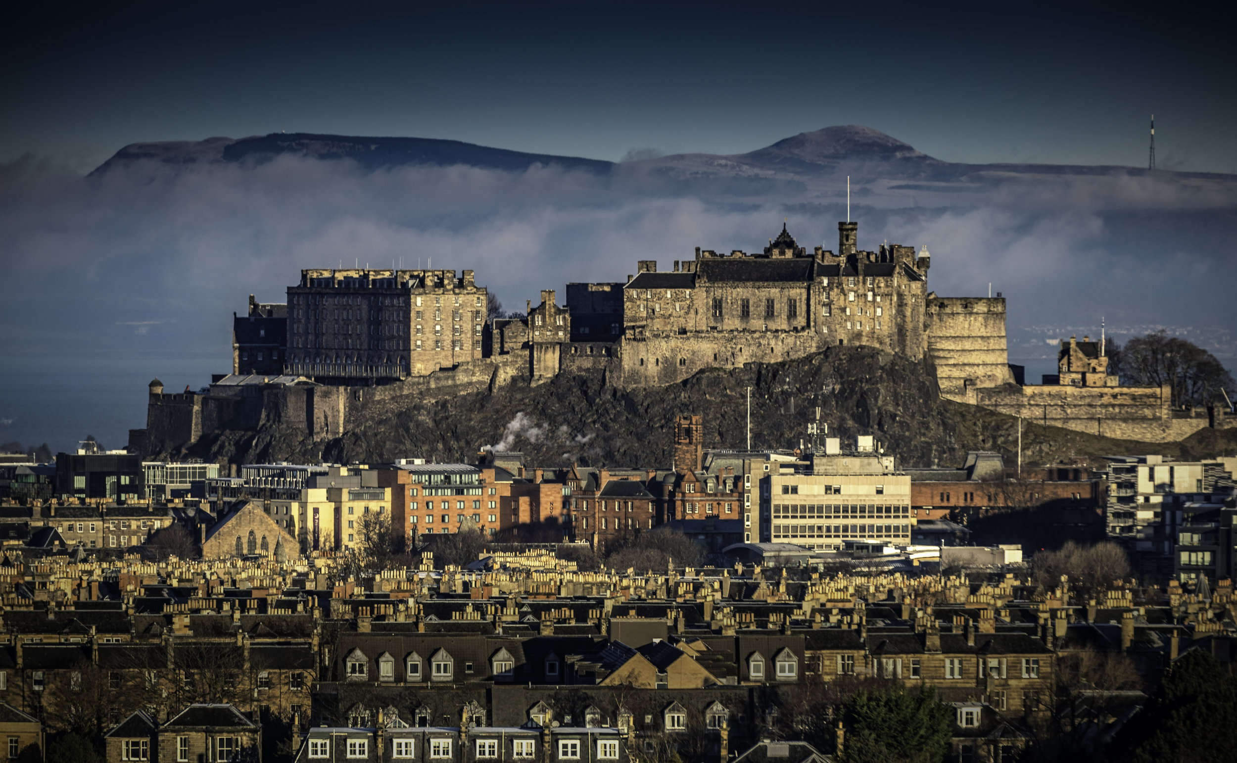 Edinburgh Castle from the Braid Hills