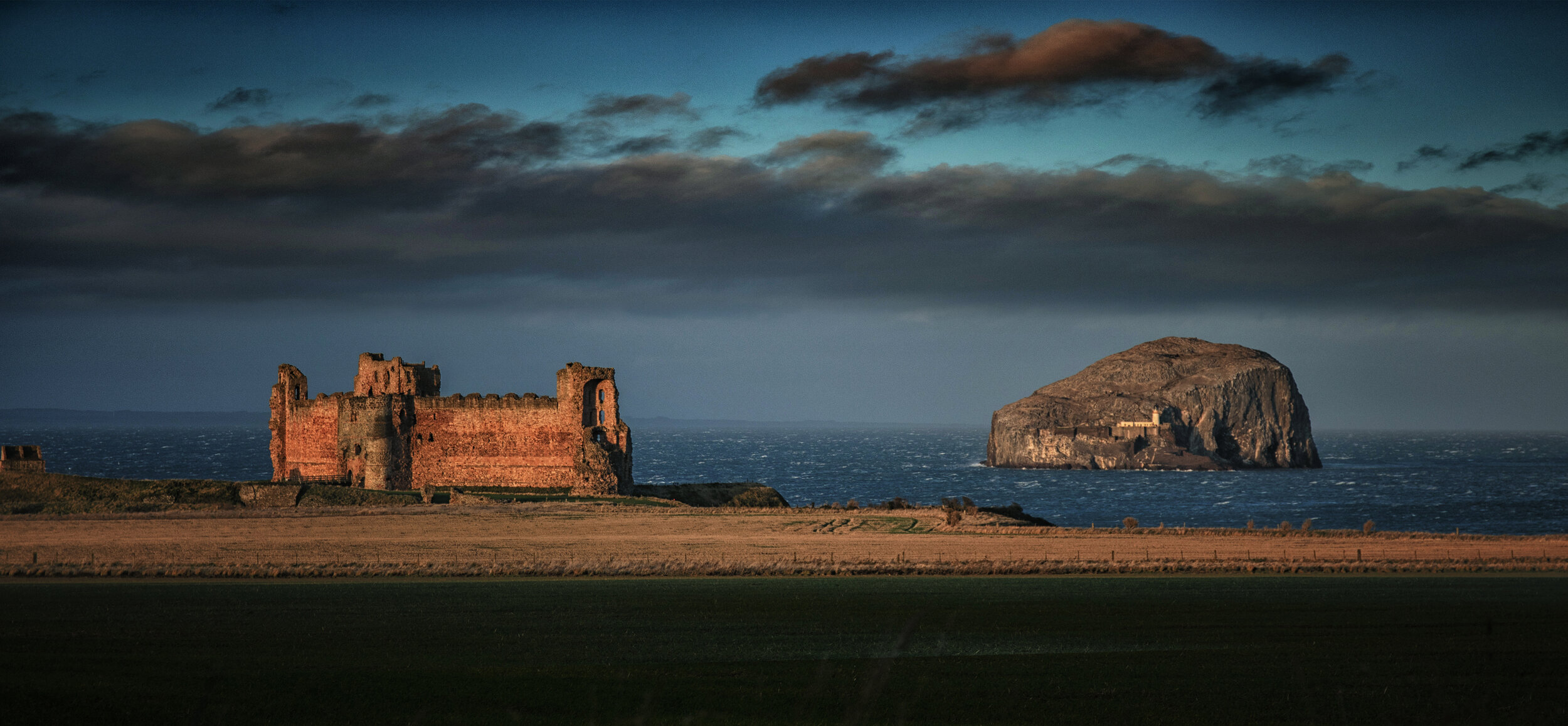 Tantallon Castle & Bass Rock, East Lothian - Scotland