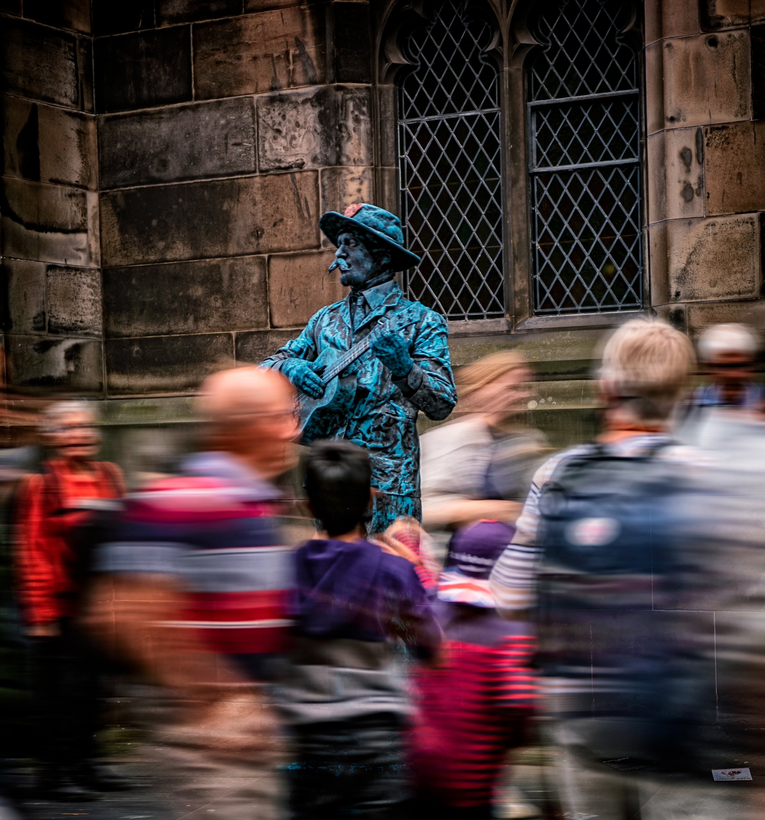 Blue Statue, Edinburgh Festival 2022