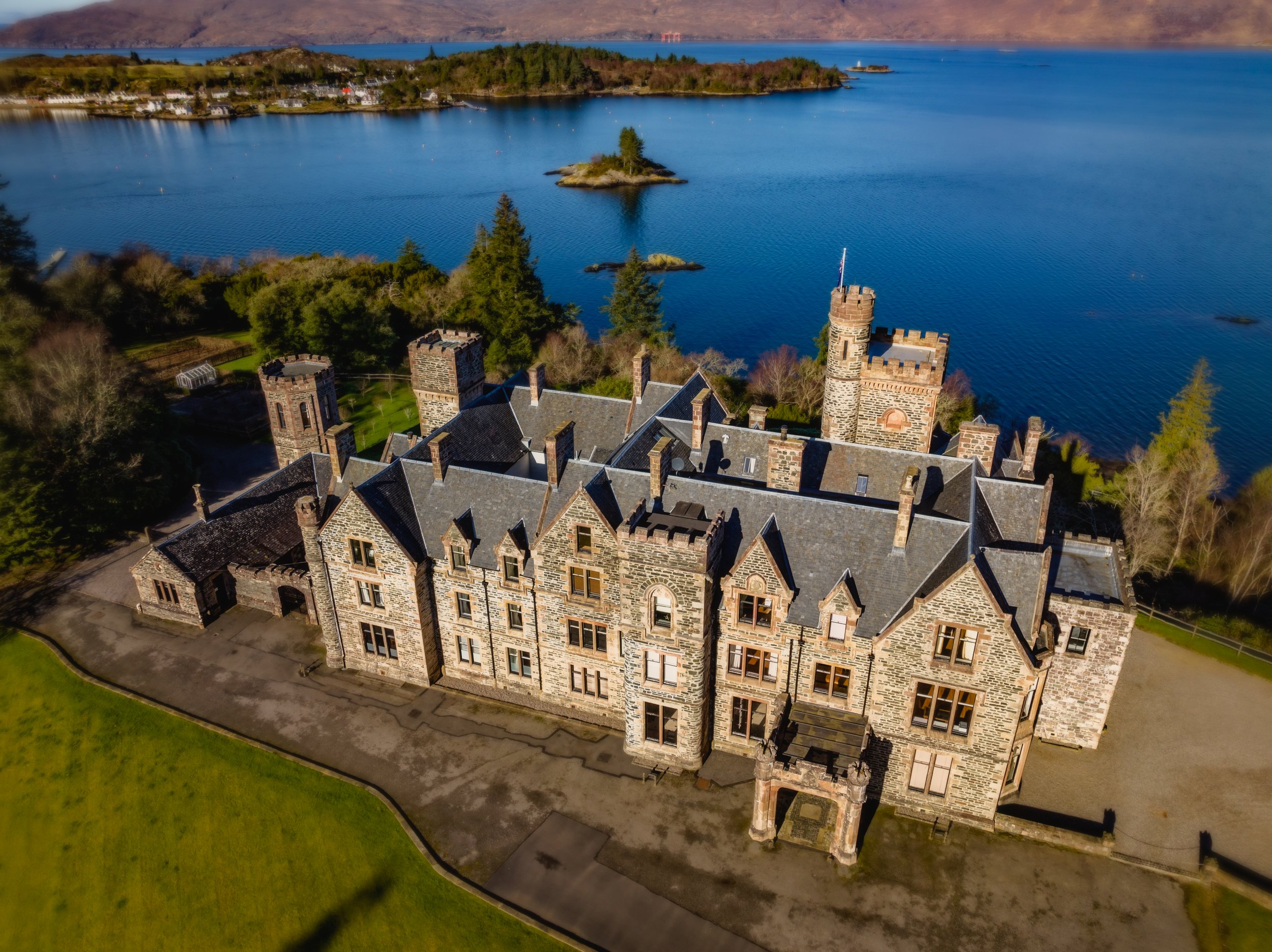 Duncraig Castle, Plockton, Scottish Highlands