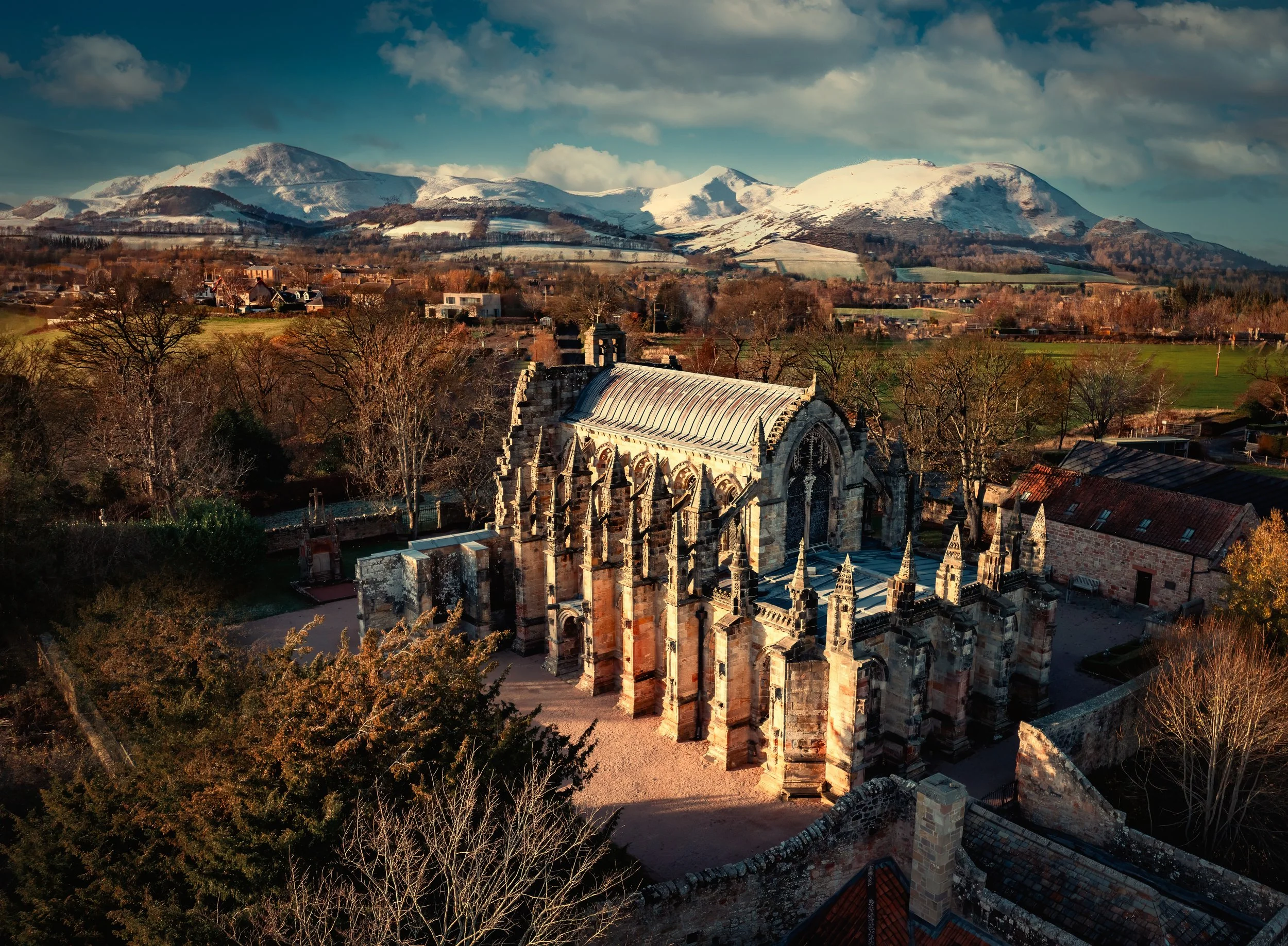 Rosslyn Chapel, Winter