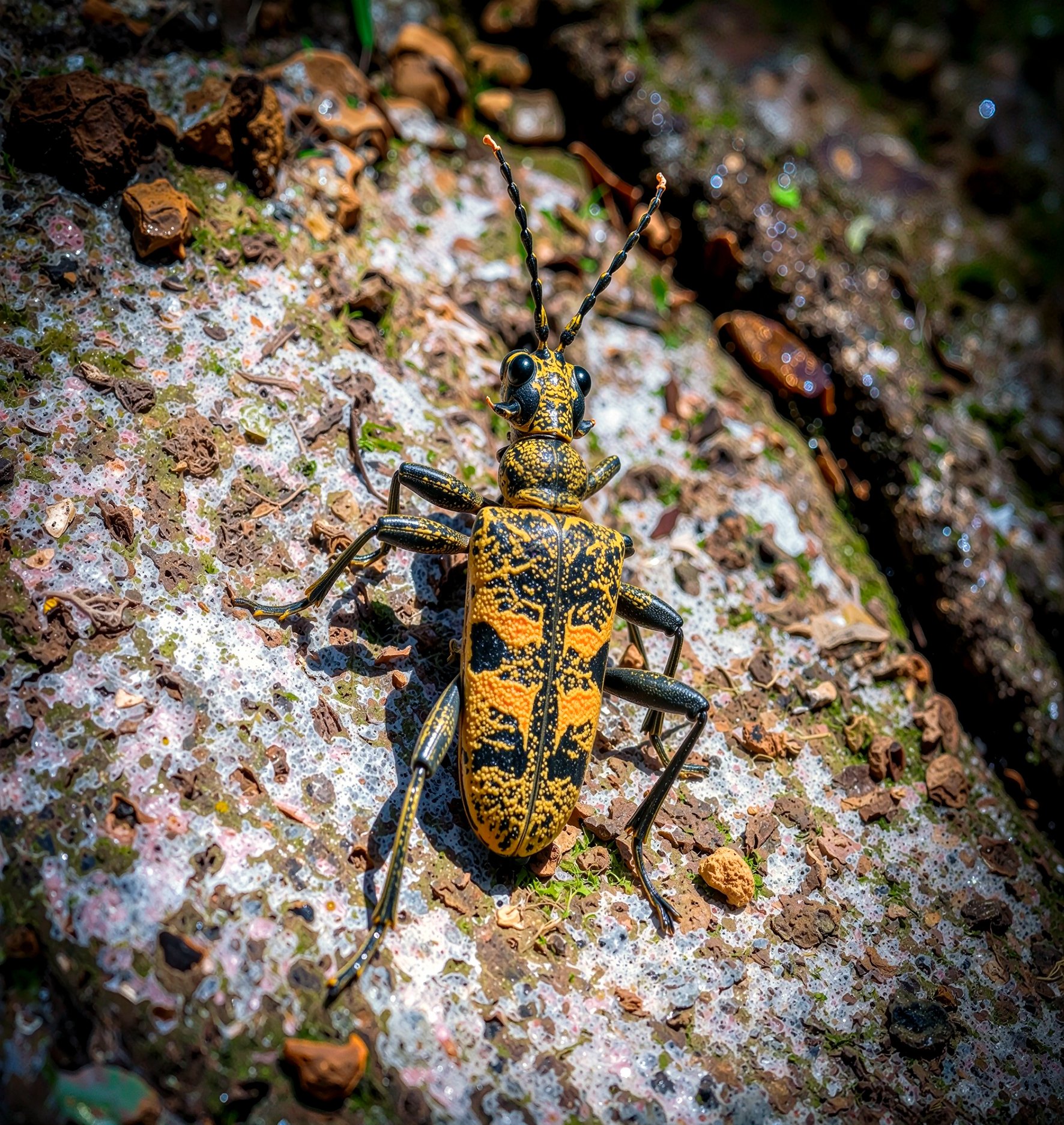 Black Spotted Longhorn Beetle