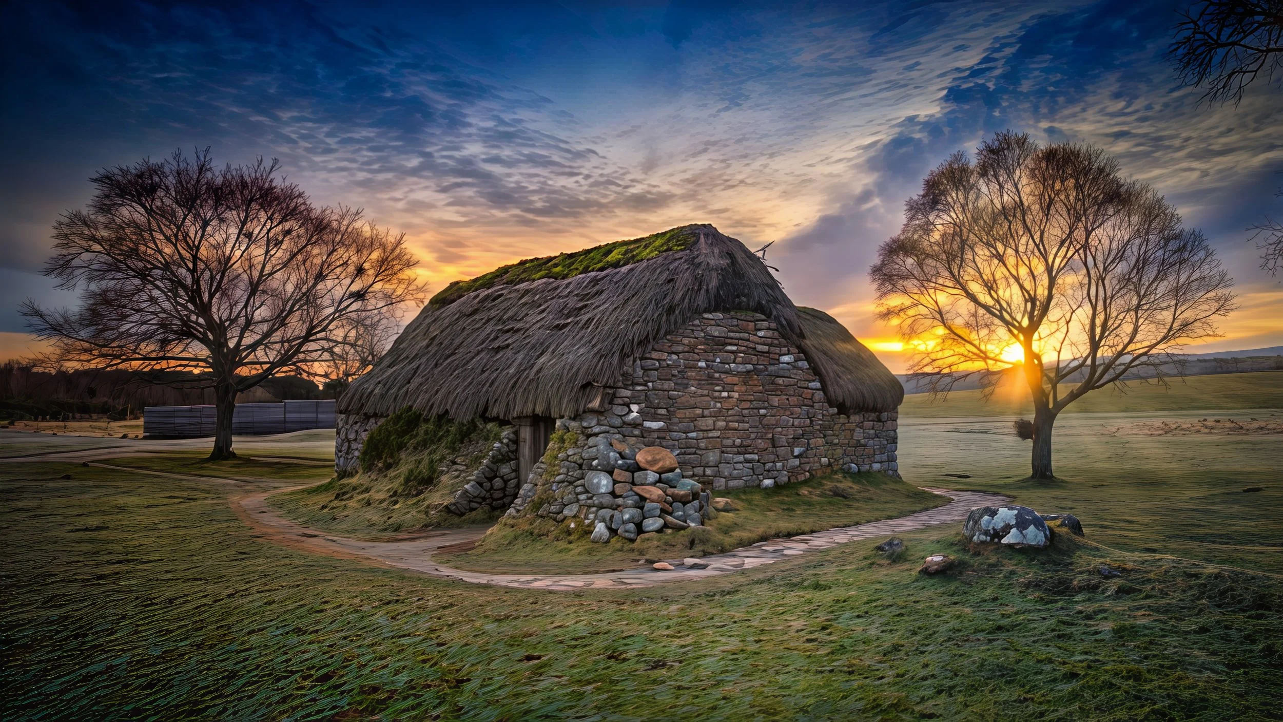 Leanach Cottage, Culloden Moor