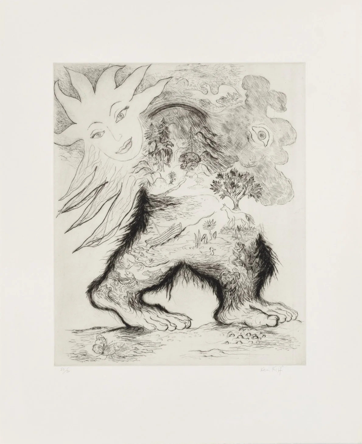 Ken Kiff, Man Walking, 1991.jpg
