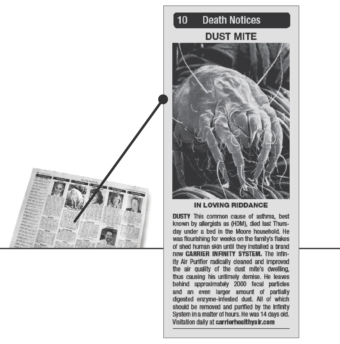 Carrier Native Classified Ad