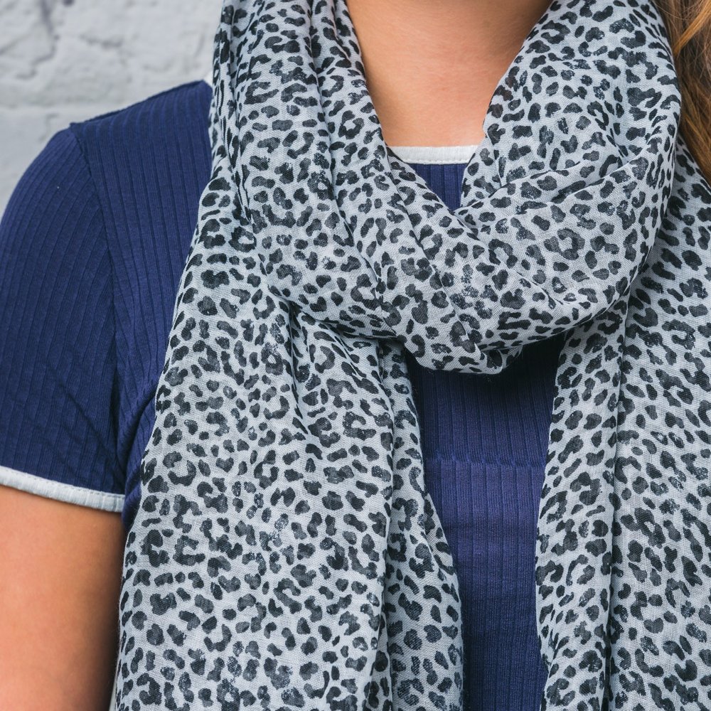 Leopard Print Scarf — Livvy and Rose