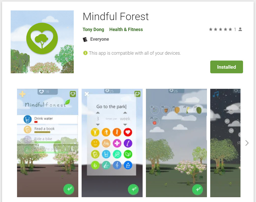 Mindful Forest - Android App