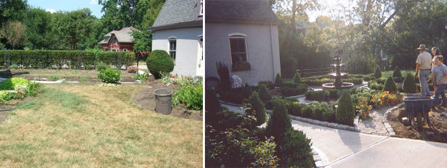 English Garden - Before & After