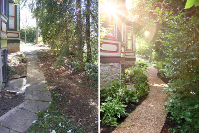 Walkway - Before & After